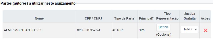 Cadastro de Pessoa Física